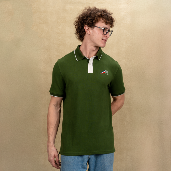 USA Flag and R Polo