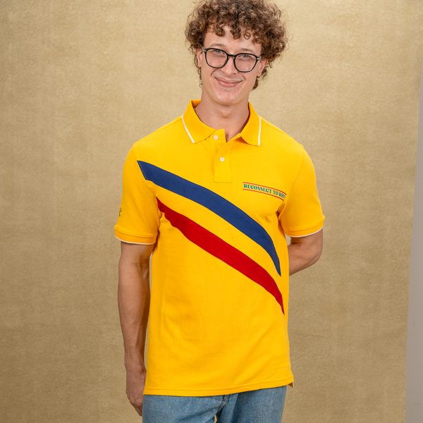 USA Flag Stripe Polo